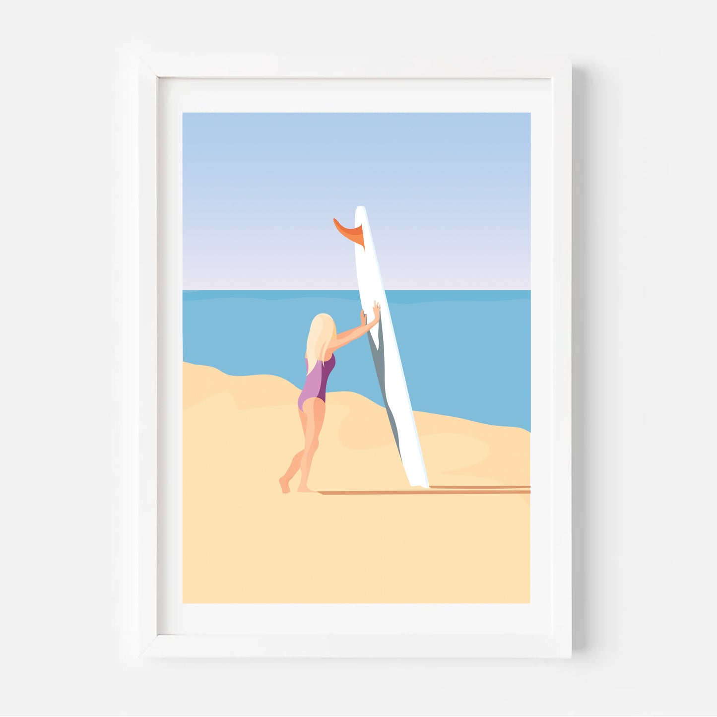 A3 A Surfer Girl's Happy Place