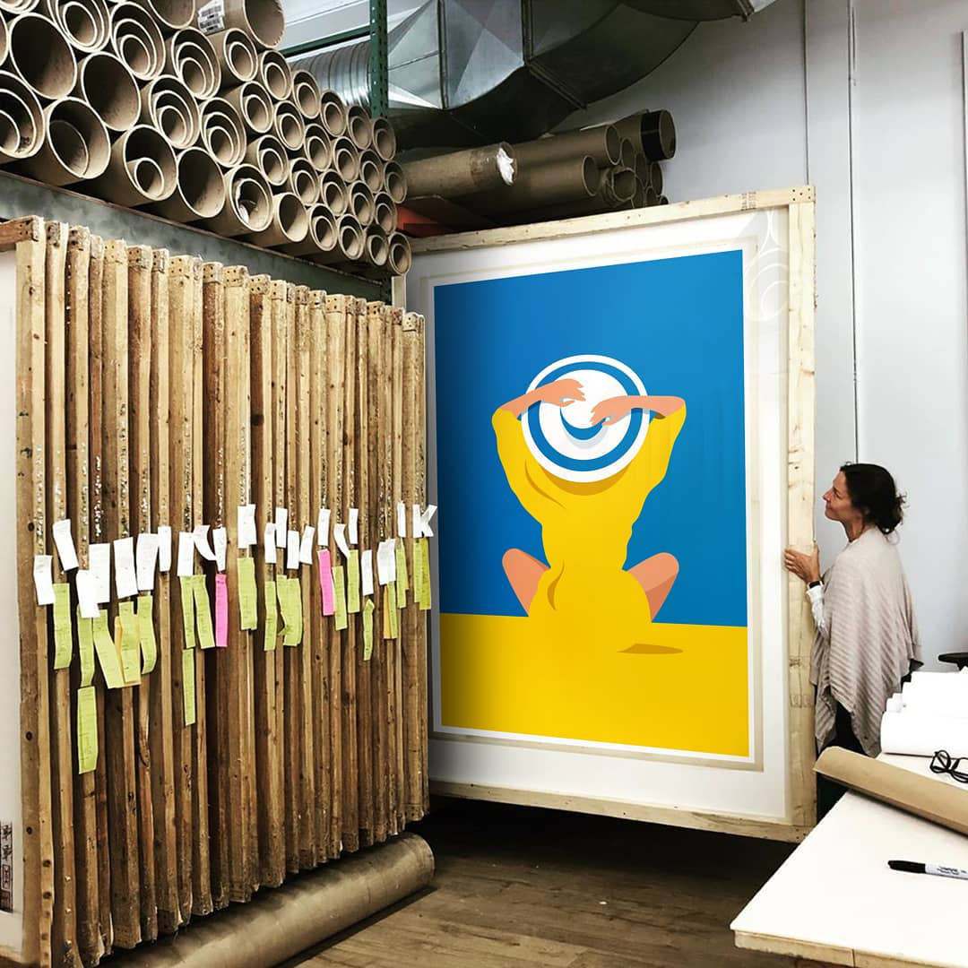 Limited Edition (Giclée print) Print - Summer Sun Hat