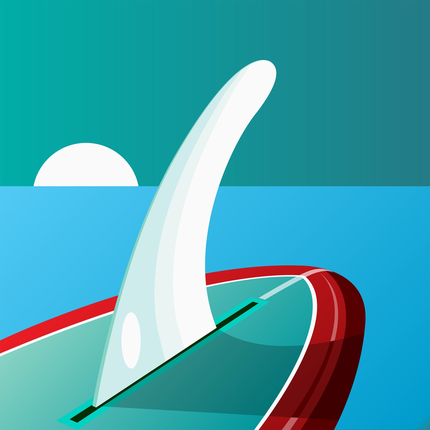 Surf board fin