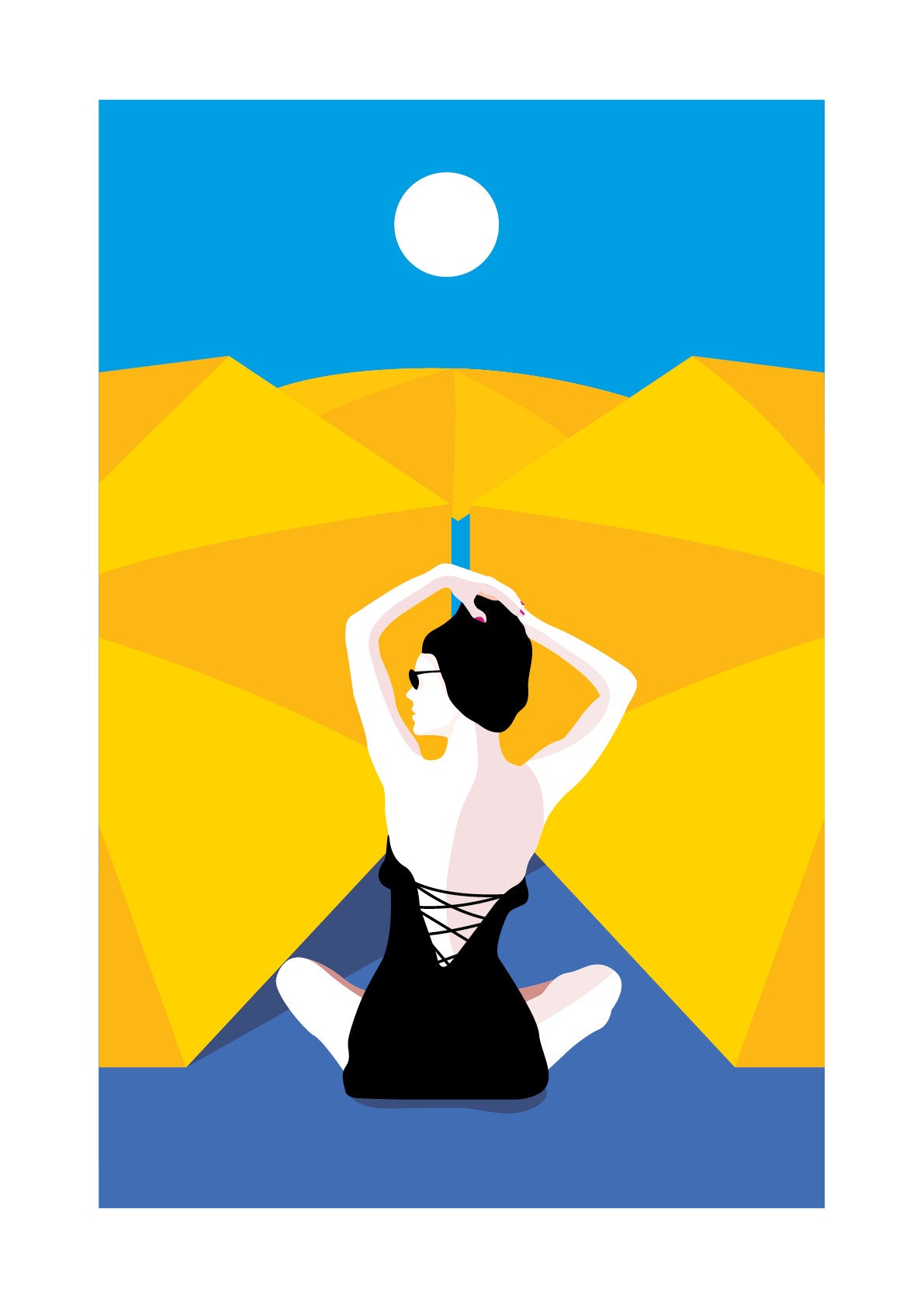 Symmetrical Beach-brollies