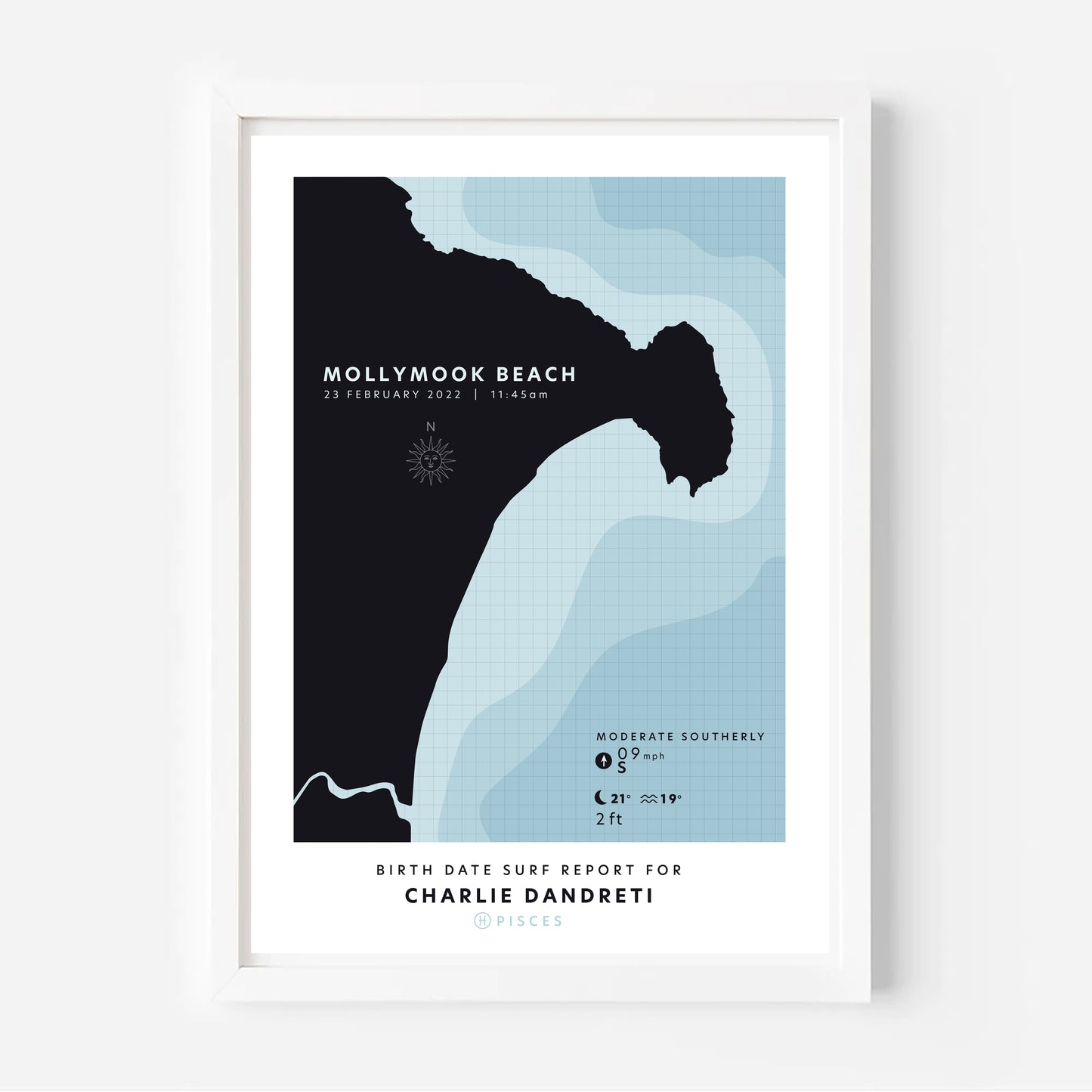 Born to Surf (New Parent) Poster.
