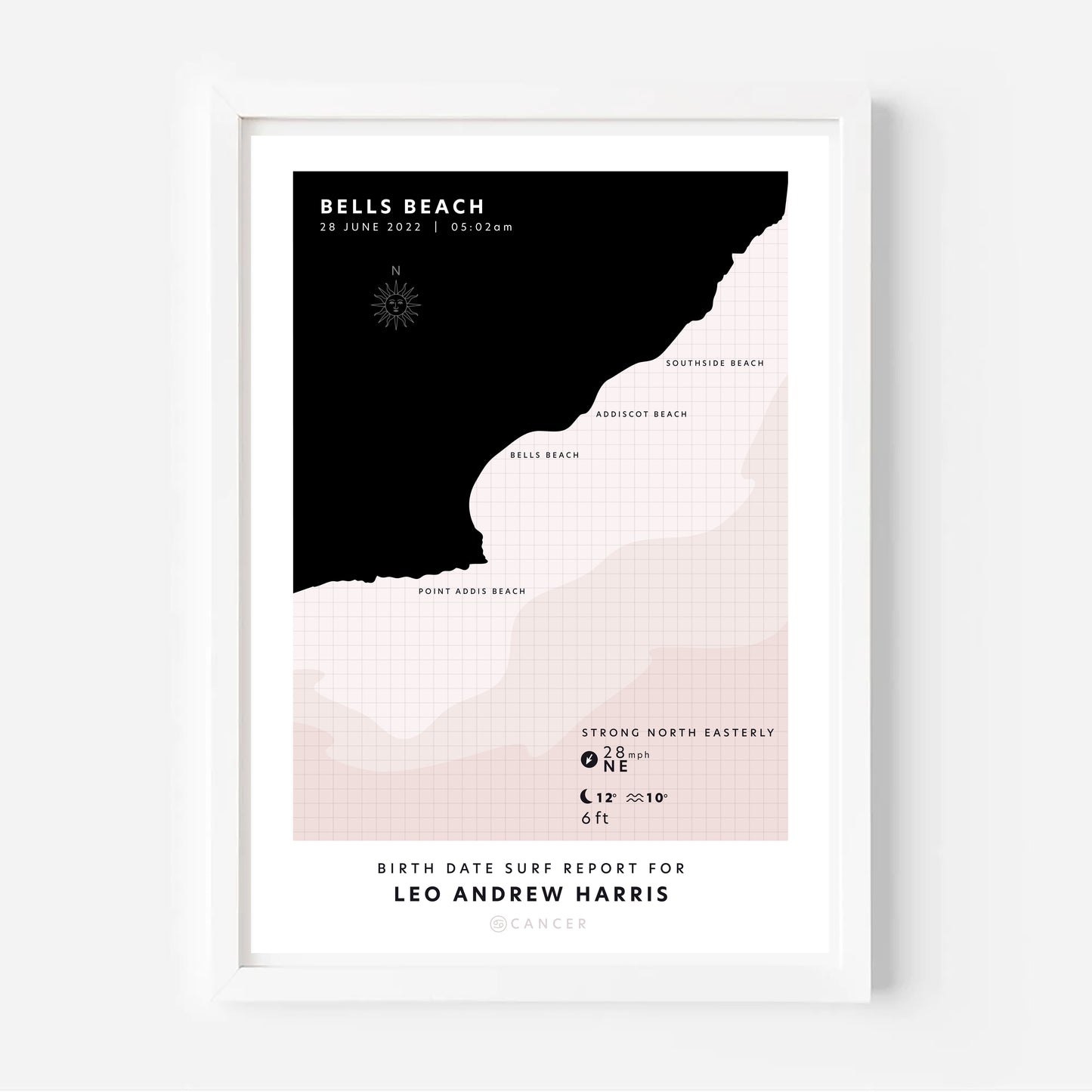 Born to Surf (New Parent) Poster.