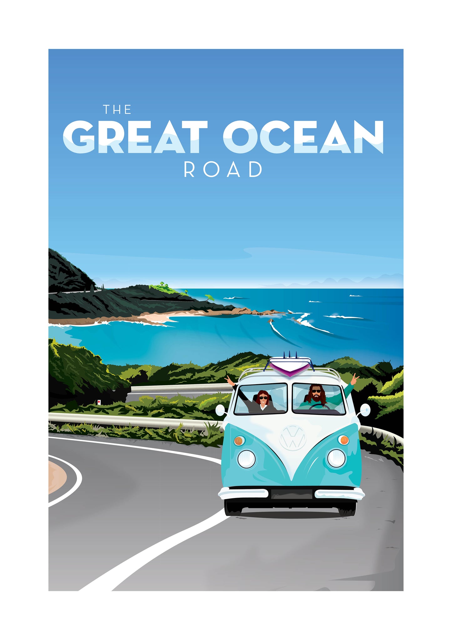 The Great Ocean Road, Victoria.