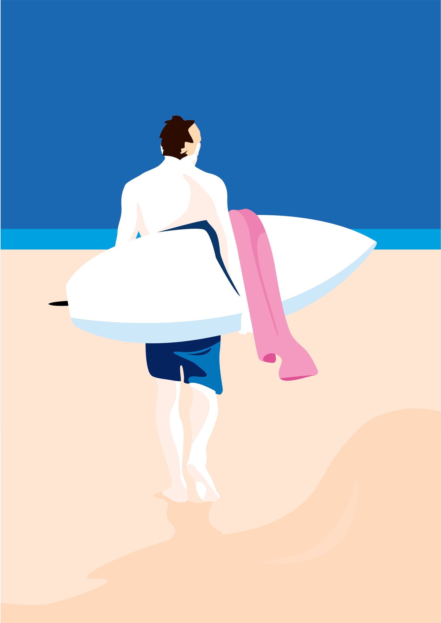 Limited Edition (Giclée print) - Lonesome Surfer