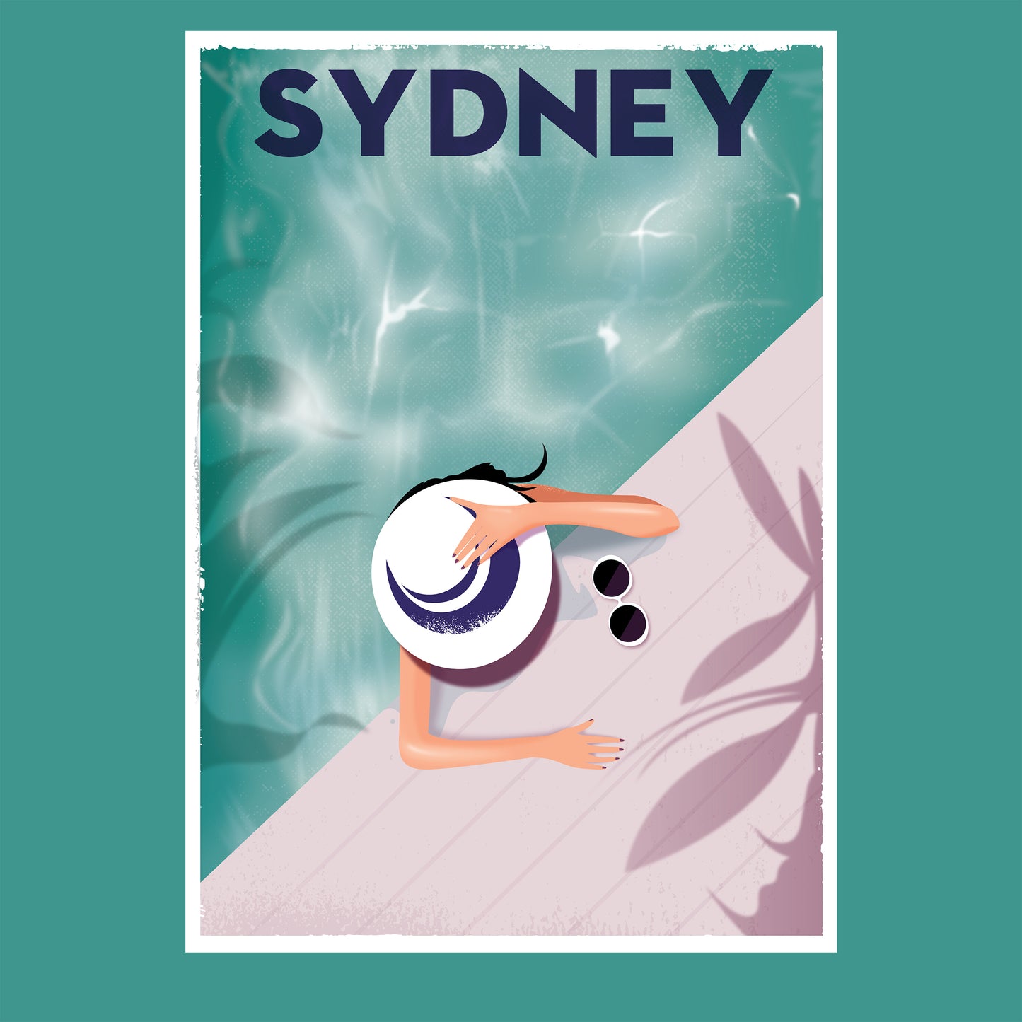 SYDNEY DIP, 1960s retro artwork.