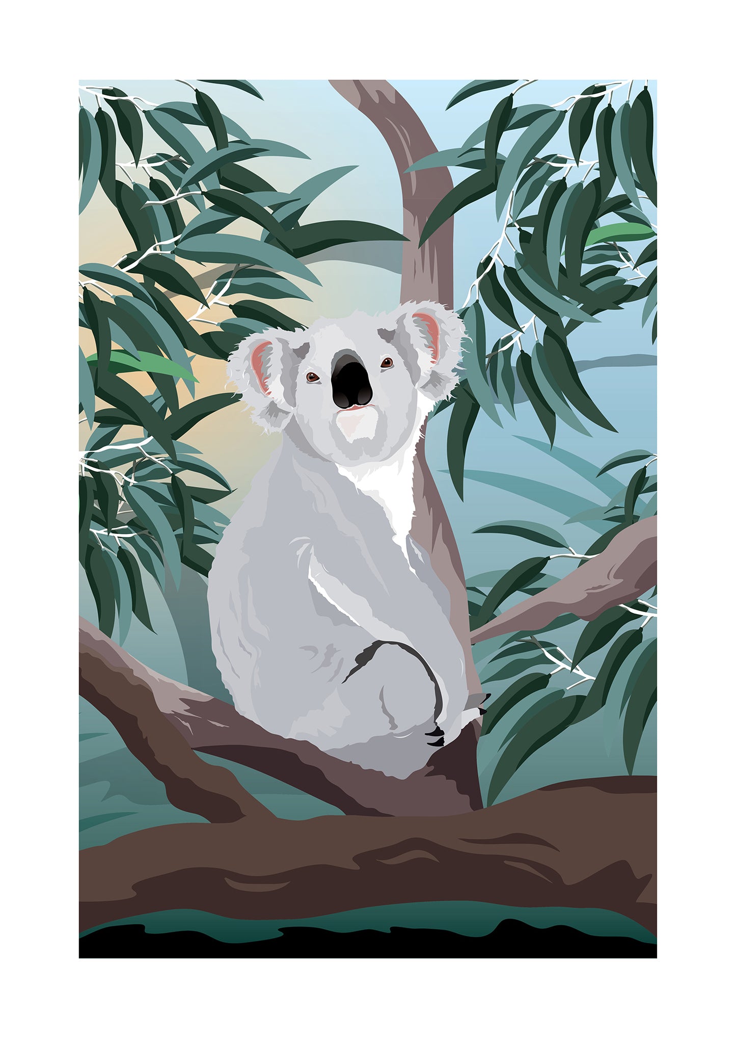 Koala Tree (Giclee Print)