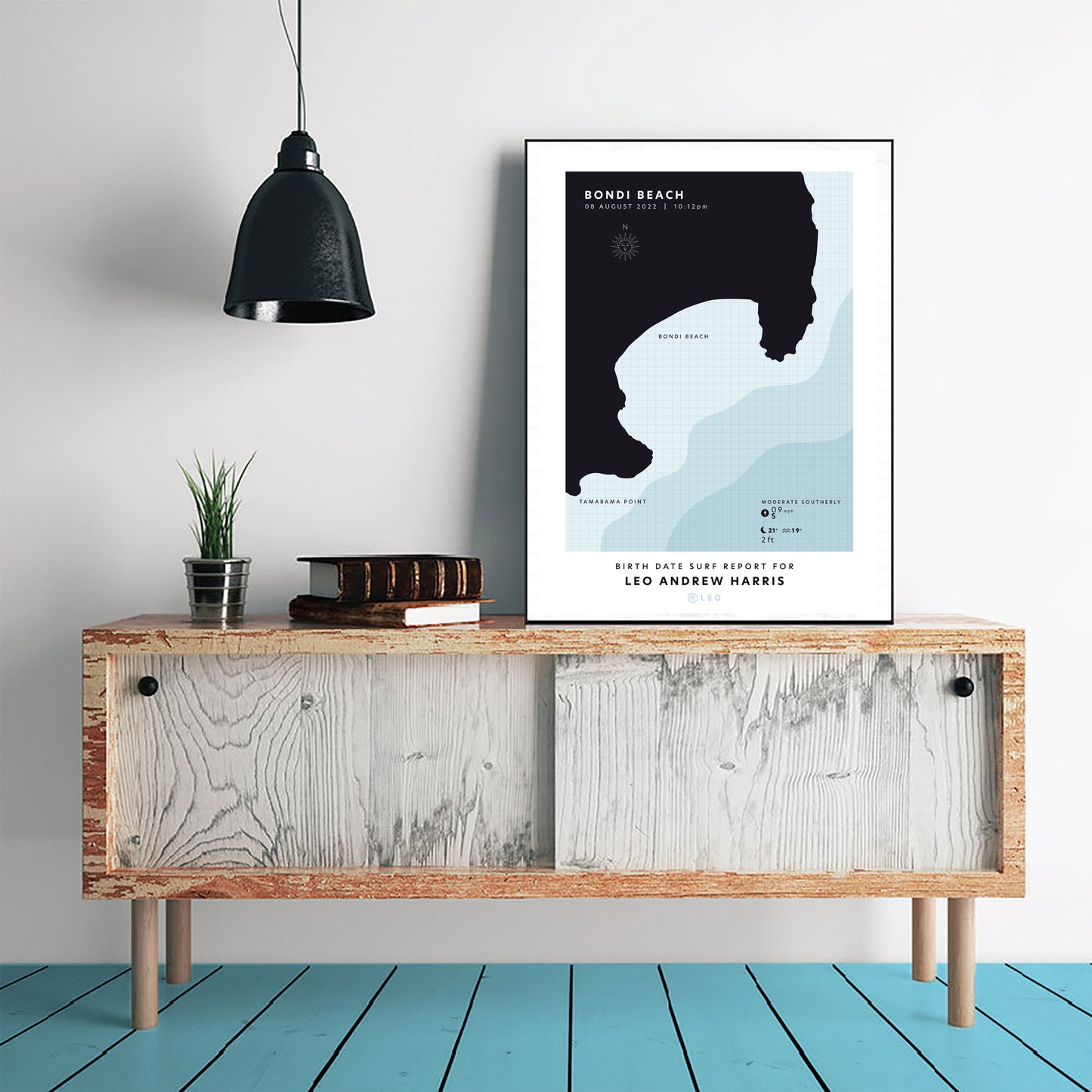 Born to Surf (New Parent) Poster.