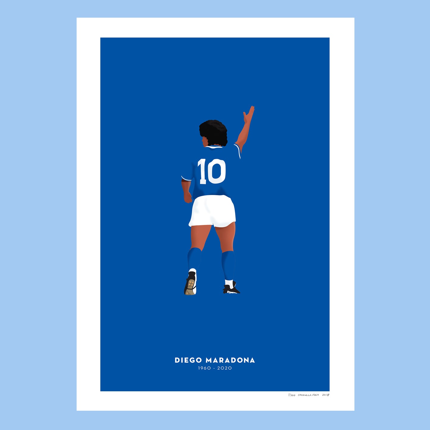Farewell Diego Maradona (1960-2020).
