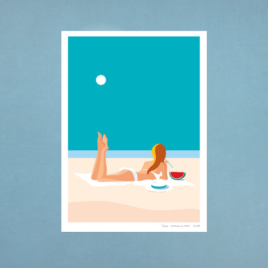 Watermelon Beach Day