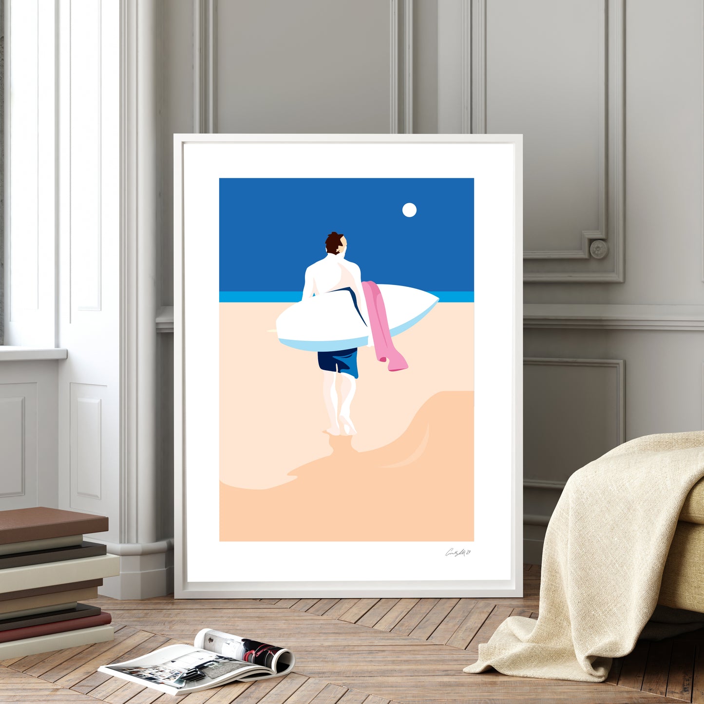 Limited Edition (Giclée print) - Lonesome Surfer